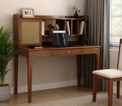 Nordik Ash Wood Study Table